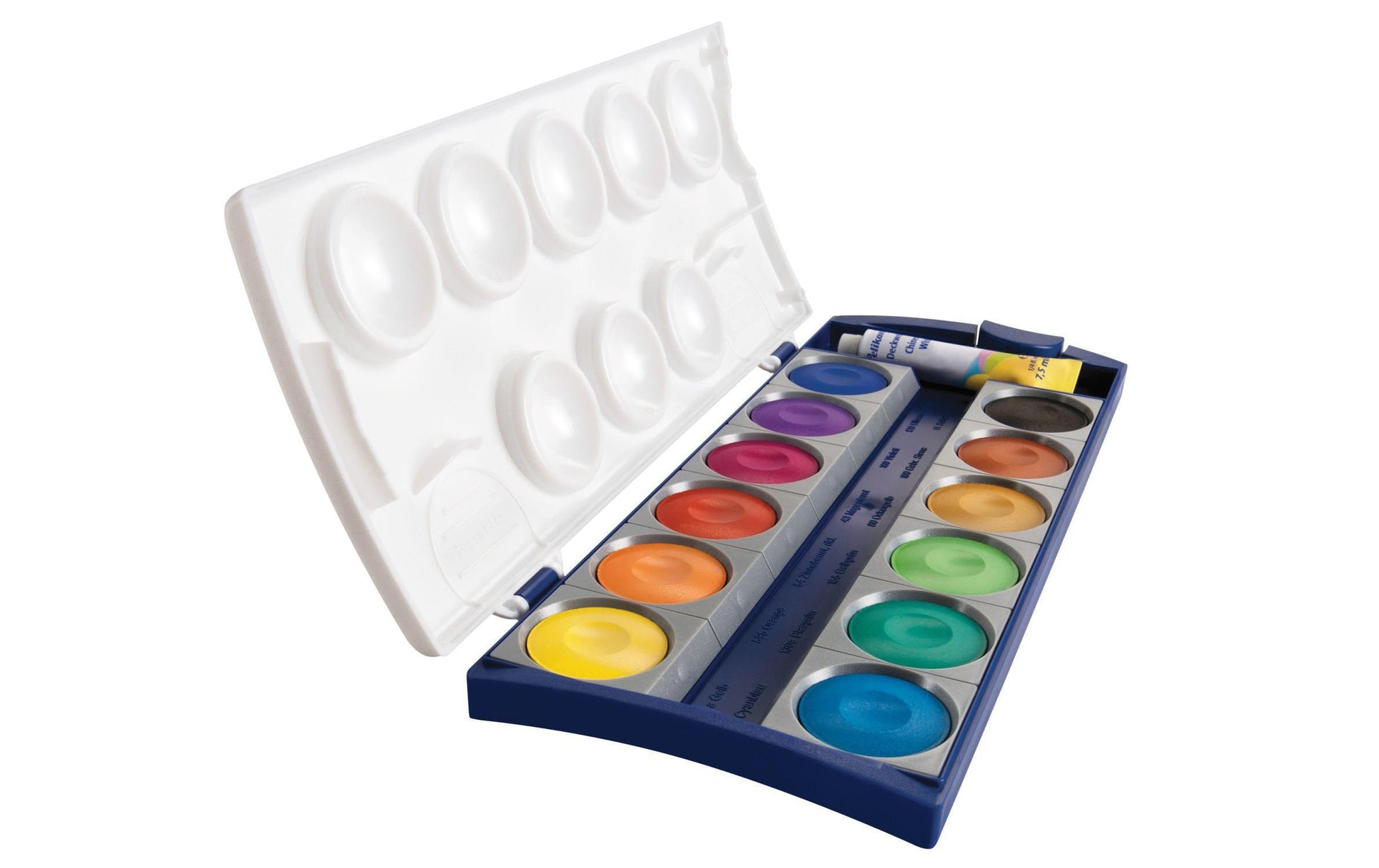 Pelikan Deckfarbkasten – 12 Farben, inklusive Deckweiss