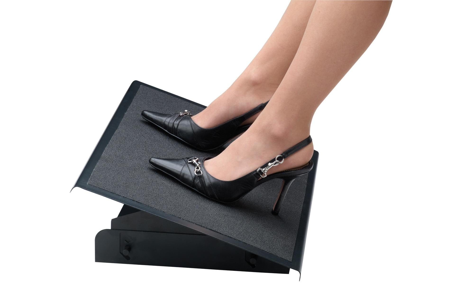 Fellowes Fussstütze Professional Series – 56 × 34,9 × 10,2 cm, Stahl, Schwarz
