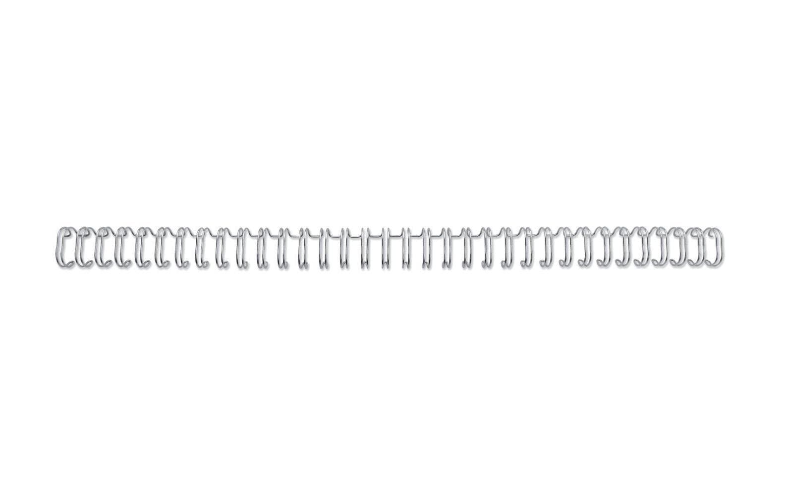 GBC Drahtbinderücken – Ø 12,5 mm, Silber, Draht – 100 Stk.