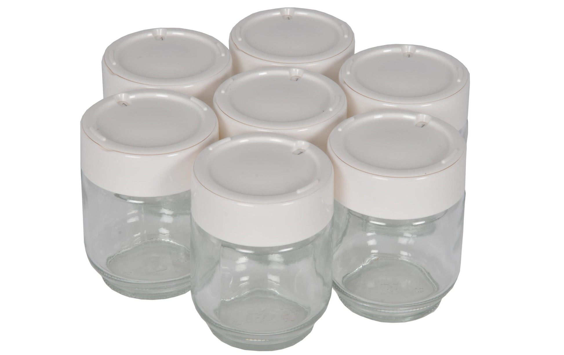 Moulinex Joghurtgläser A14A03 – 150 ml, für Yogurteo, z. B. DJC141, DJC241, YG230131/3H0, 7 Stk.