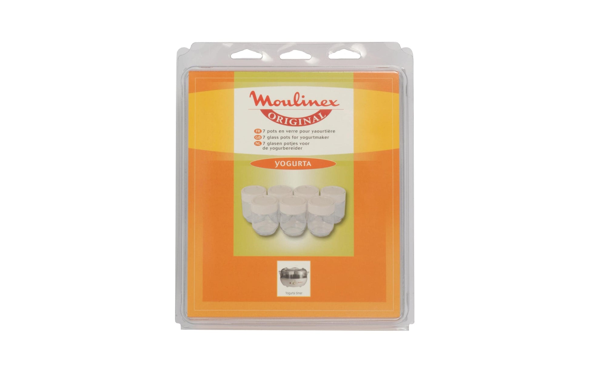 Moulinex Joghurtgläser A14A03 – 150 ml, für Yogurteo, z. B. DJC141, DJC241, YG230131/3H0, 7 Stk.