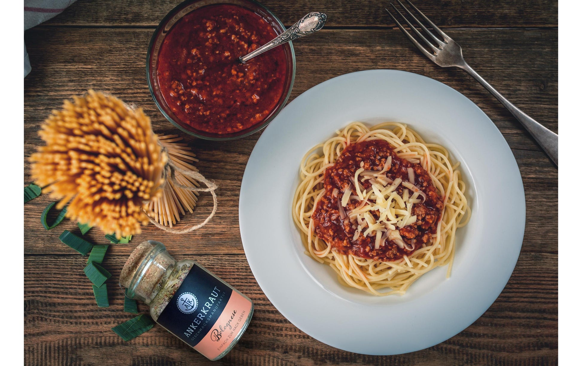 Ankerkraut Gewürzmischung Spaghetti Bolognese, vegetarisch – 100 g