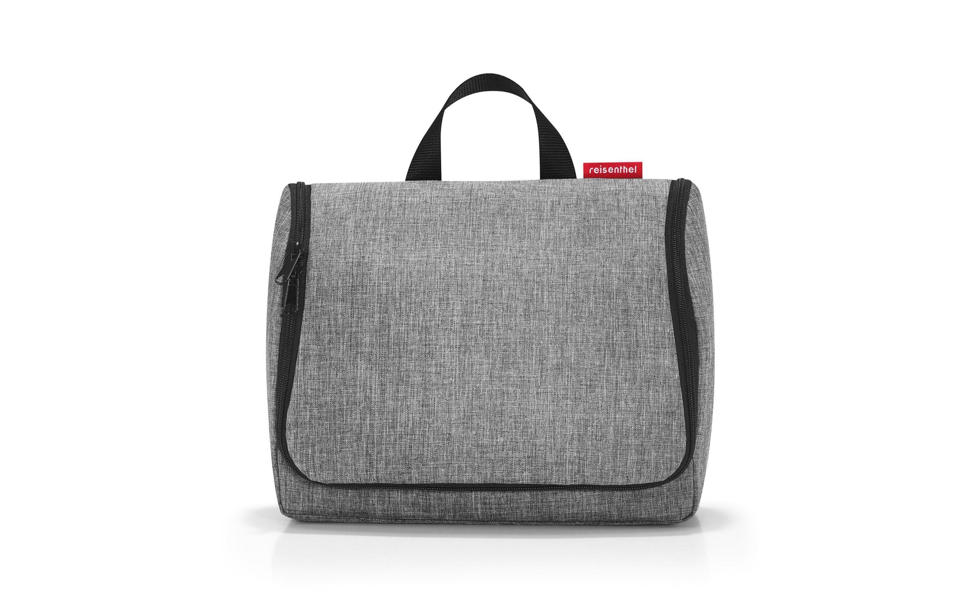 Reisenthel Kosmetiktasche XL – Wasserfest, mit Reissverschluss – 4 l – Silber – Polyester – 1 Stk.