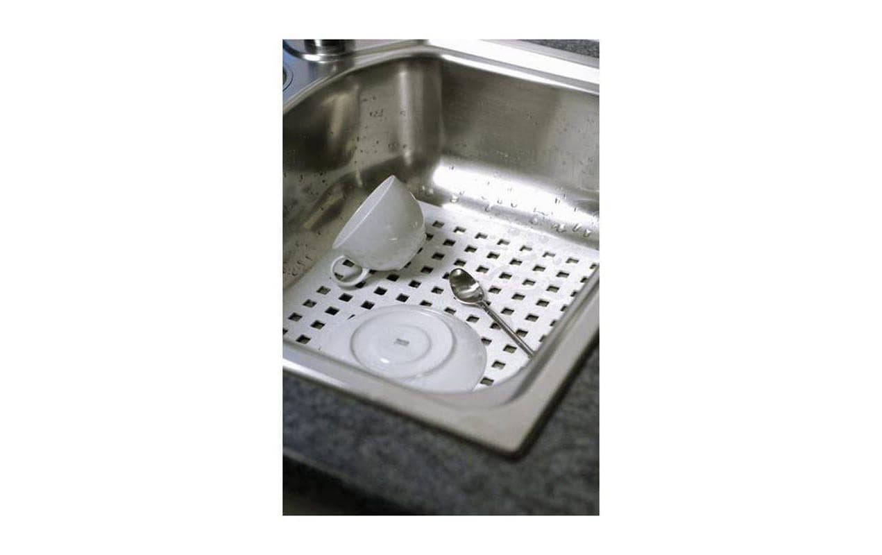 Rotho Abtropfmatte 27 × 31 × 0,4 cm, Polypropylen (PP), Grau