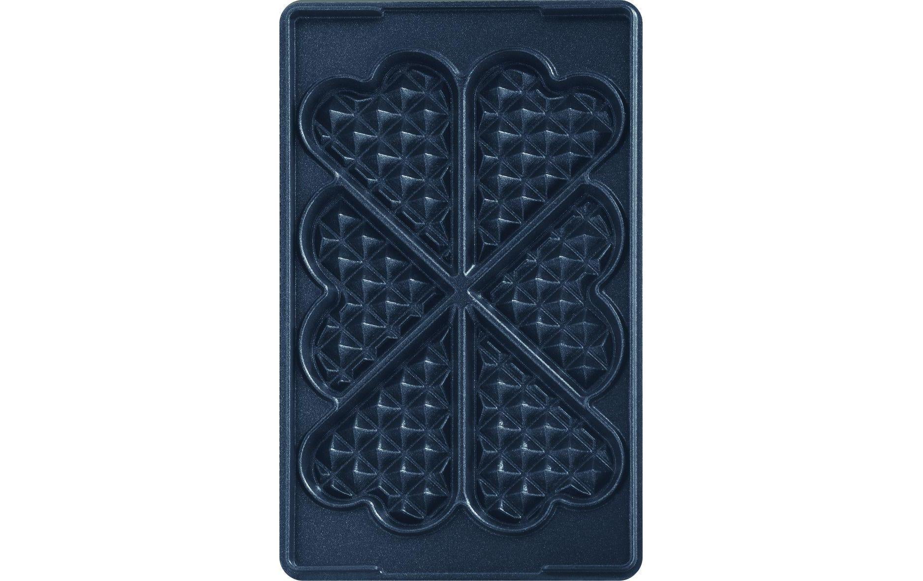 Tefal Backform, rechteckig, 22,6 × 13,2 cm, Aluminiumguss (beschichtet) – für Waffeleisen, XA8006
