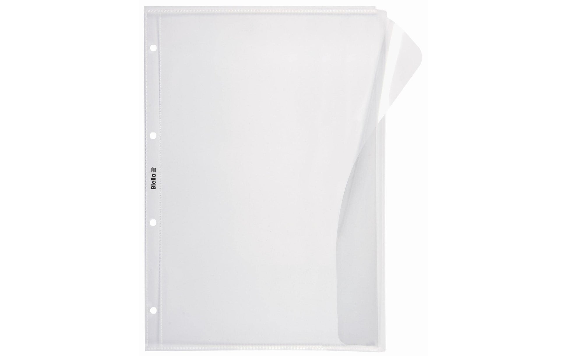 Biella Sichtmappe A4 – transparent, Kunststoff, 150 µm, 10er-Pack