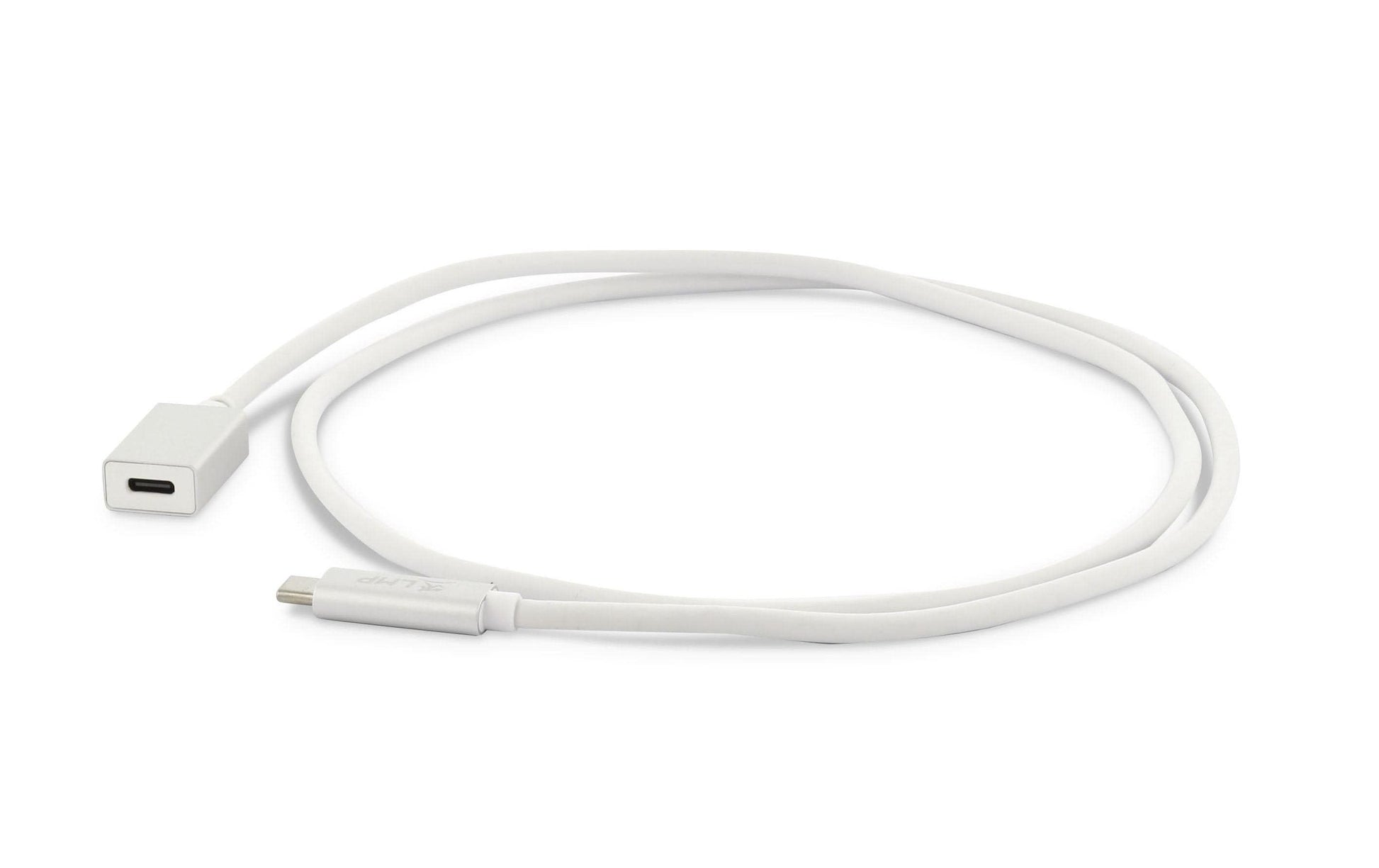 LMP USB-C Verlängerungskabel (Stecker auf Buchse) – USB 3.2 Gen 1 (5 Gbit/s) – 1 m – Silber