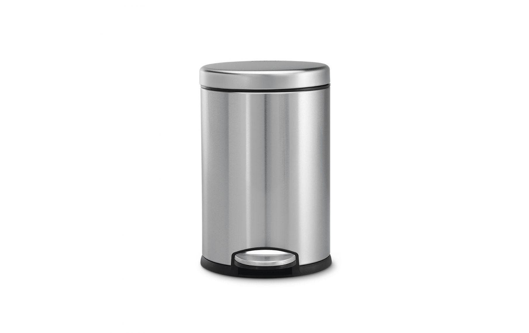 simplehuman Papierkorb – 4,5 l – Edelstahl – B × H × T 193 × 307 × 254 mm