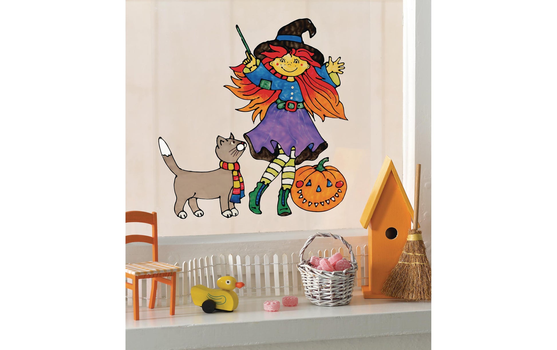 Marabu Fenstermalfarbe – Hellrosa, 80 ml, für Glas & Porzellan