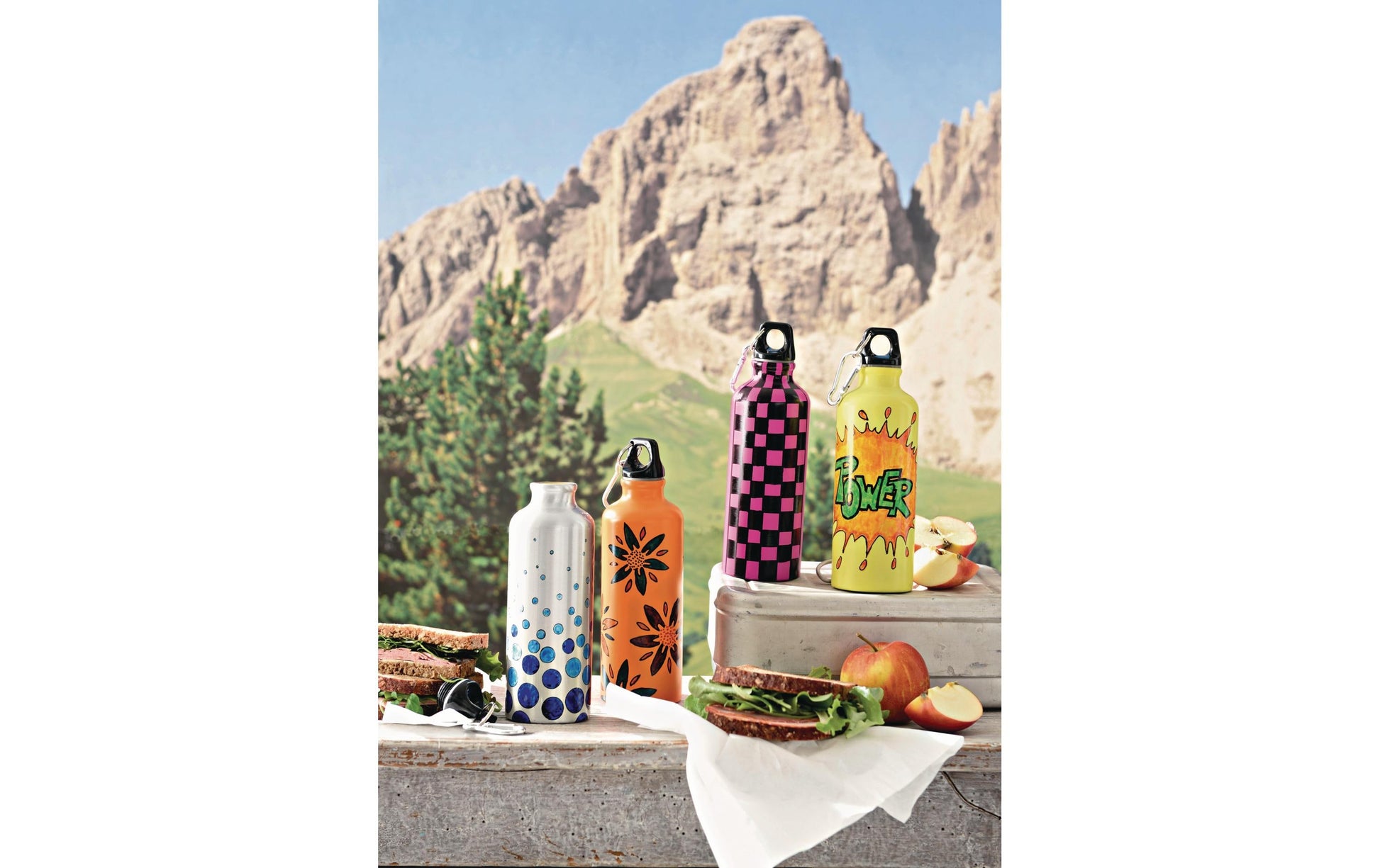 Marabu Porzellan- & Glasmarker – 5 Farben, 5 Stück, geruchsarm, hitzebeständig bis 160 °C – für Porzellan & Glas