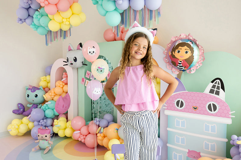 PartyDeco Folienballon Gabby's Dollhouse – mehrfarbig – 52 × 42 cm – Folie – 1 Stk