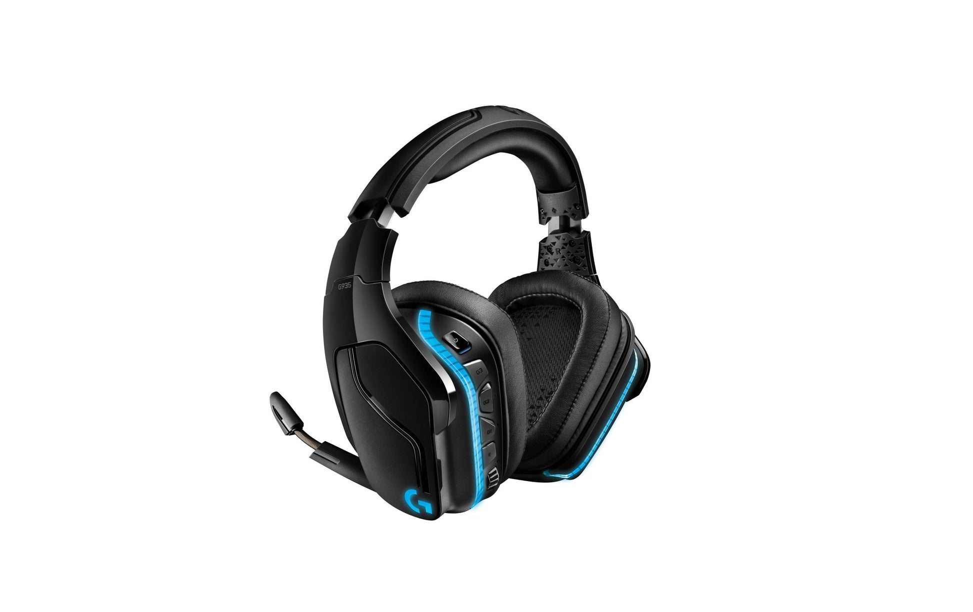 Logitech G G935 Gaming-Headset – Over-Ear, Kabellos + 3,5 mm Klinke, ANC, mit USB-A-Dongle