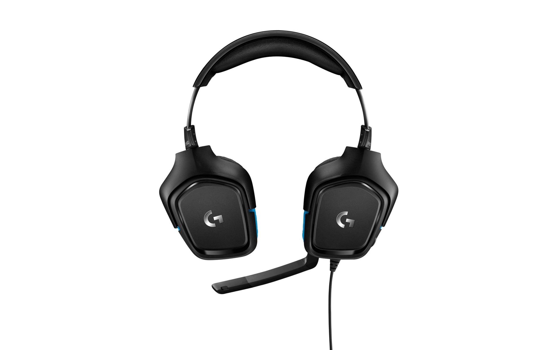 Logitech G G432 Gaming-Headset – Over-Ear, Stereo, Kabelgebunden, 3,5 mm Klinke, ANC, Schwarz/Blau