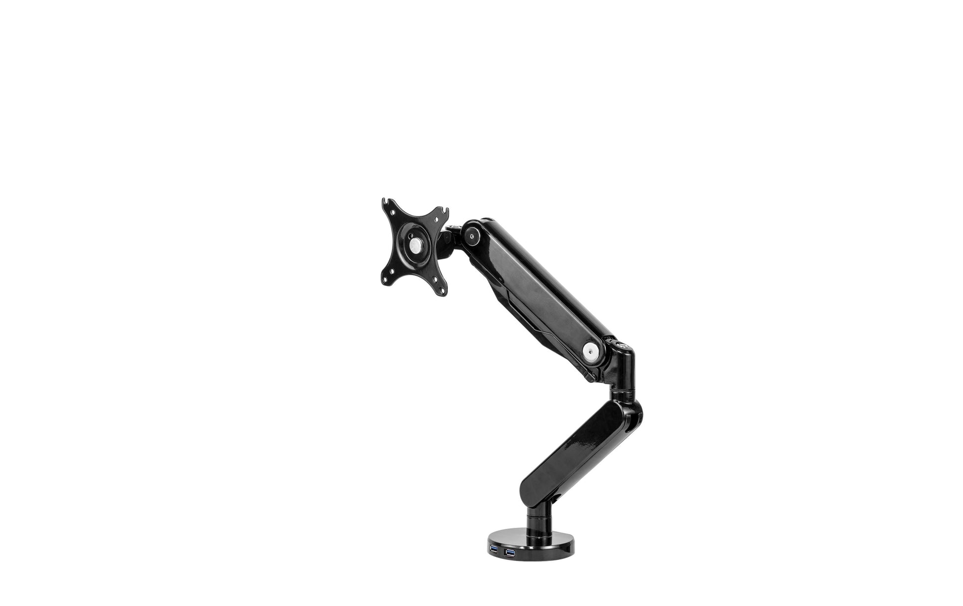 Fellowes Platinum – Monitorarm, Single, bis 30", VESA 75 × 75 mm, 9 kg, drehbar, schwarz