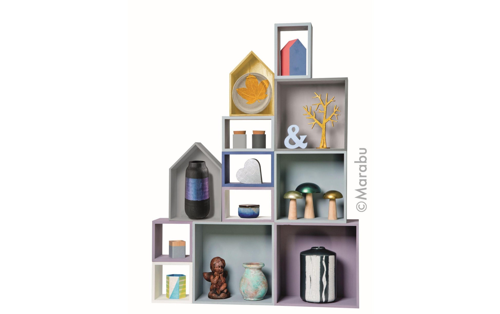 Marabu New York Neon Schwarzlichtfarbe – Gelb, Fluoreszierend – 100 ml – für Holz, MDF