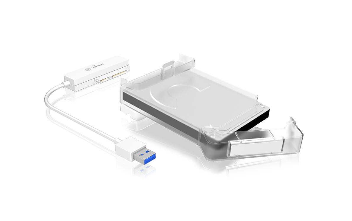 ICY BOX IB-AC703-U3 – 1-Bay Gehäuse – für 2,5" HDD/SSD, SATA