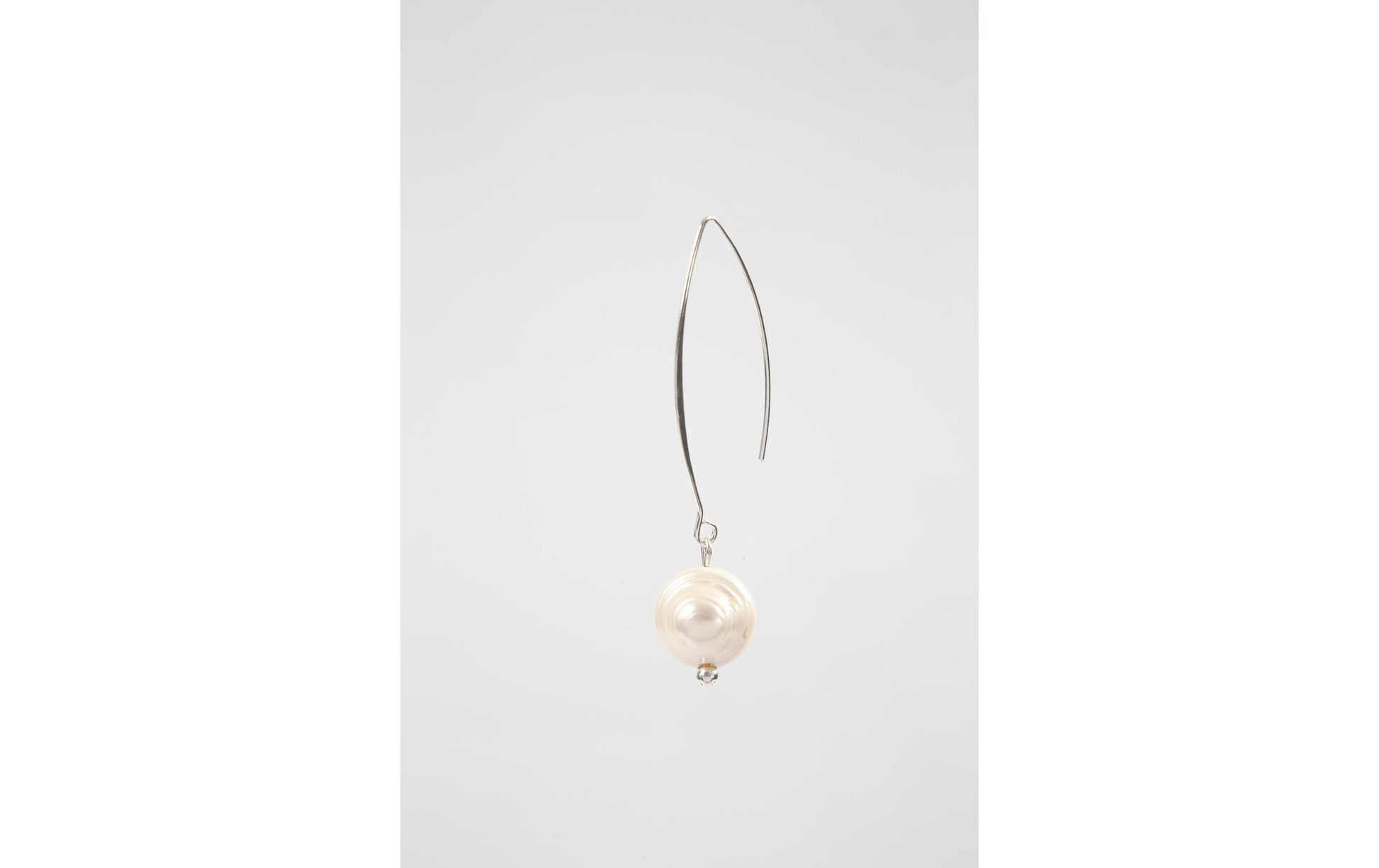 Creativ Company Süsswasserperlen, oval – Perlmutt – Ø 11 mm, Loch 2 mm – 10 Stk.