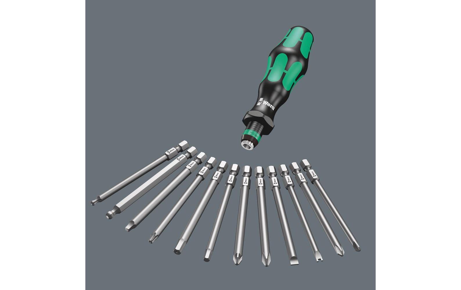 Wera Schraubendreher-Bit-Set Kraftform Kompakt M 1 Metall – 05135928001