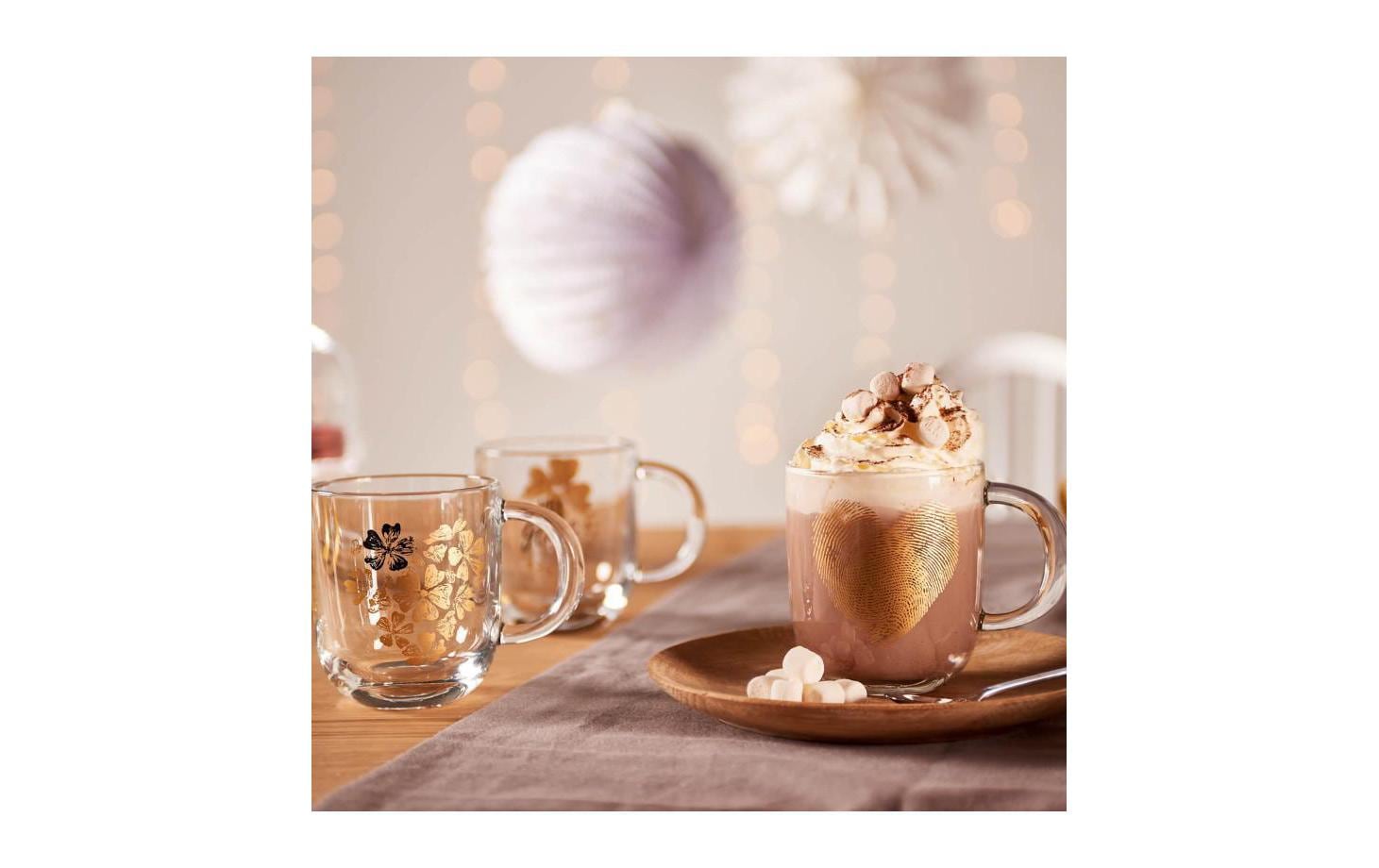 LEONARDO Kaffeetasse – 400 ml, Ø 8,7 cm, H 15,0 cm, Kalk-Natron-Glas, spülmaschinenfest, mikrowellengeeignet