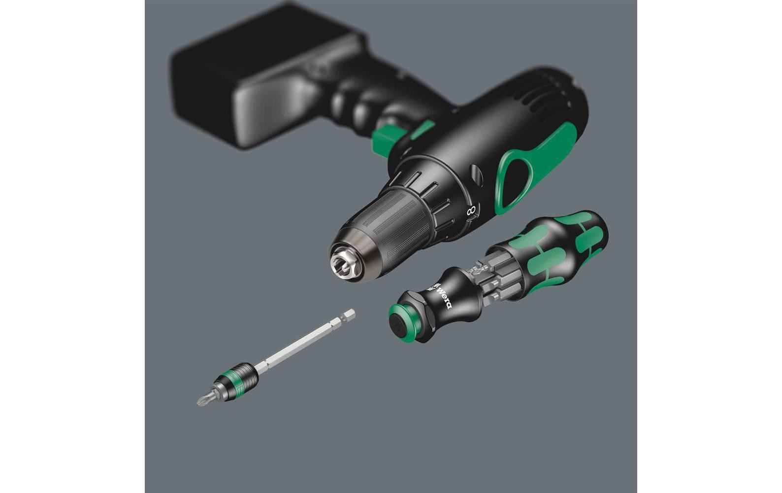 Wera Schraubendreher-Bit-Set Kraftform Kompakt 20 – 6 Bits