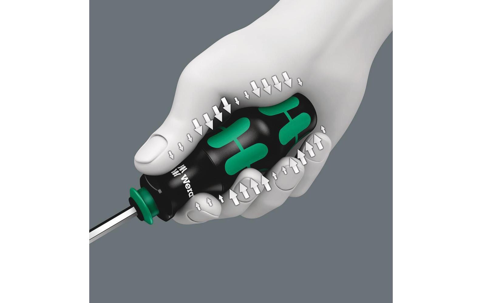 Wera Schraubendreher-Bit-Set Kraftform Kompakt 20 – 6 Bits