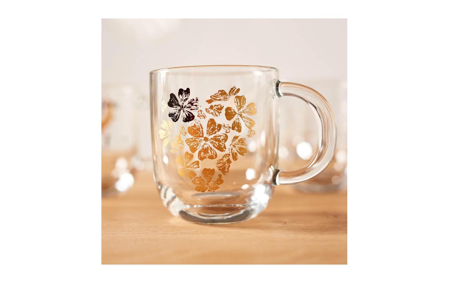 LEONARDO Kaffeetasse – 400 ml, Ø 8,7 cm, H 15,0 cm, Kalk-Natron-Glas, spülmaschinenfest, mikrowellengeeignet