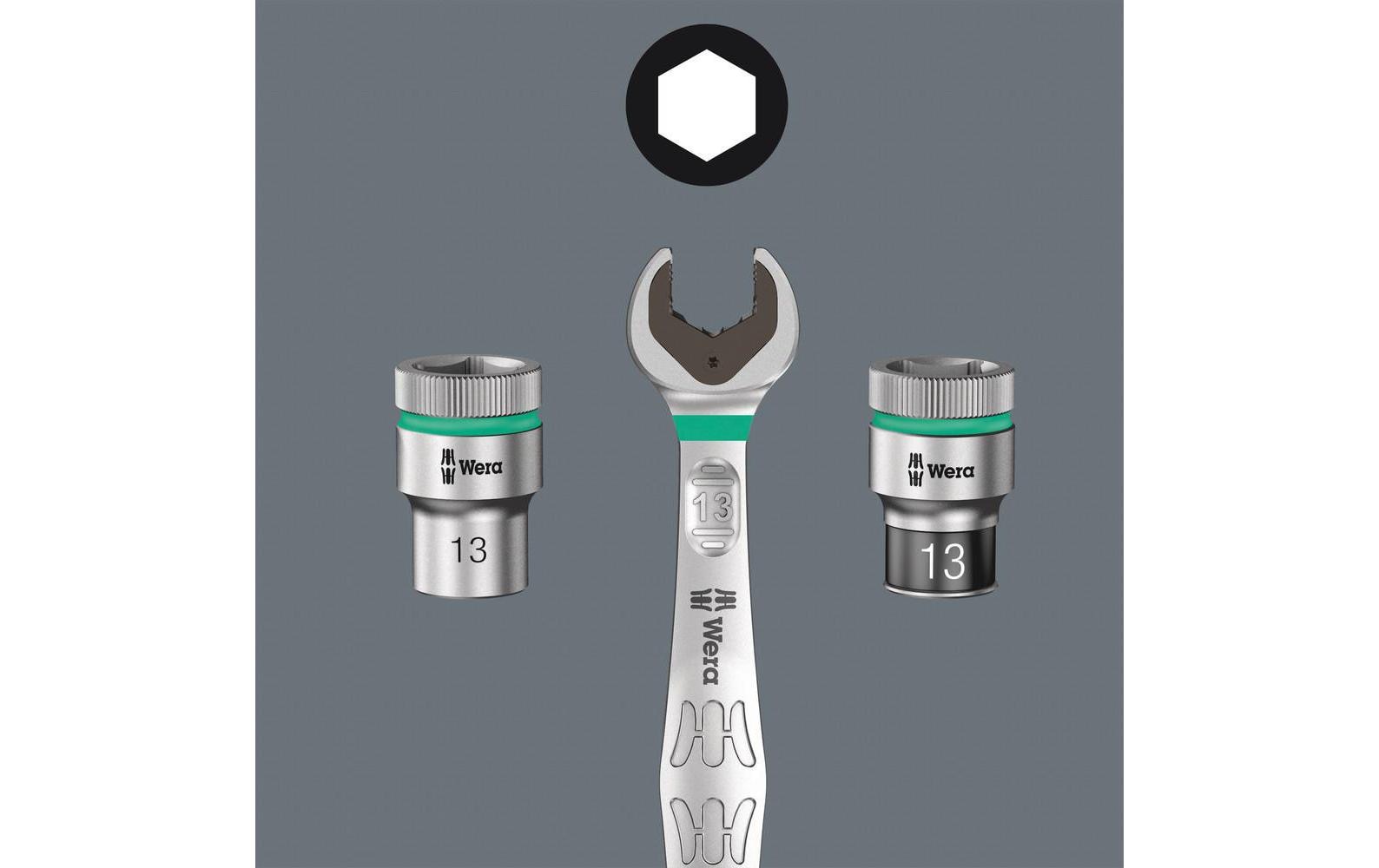 Wera Belt C 3 – Stecknuss-Satz 1/2", 25/30/40… mm, 6-teilig, Box
