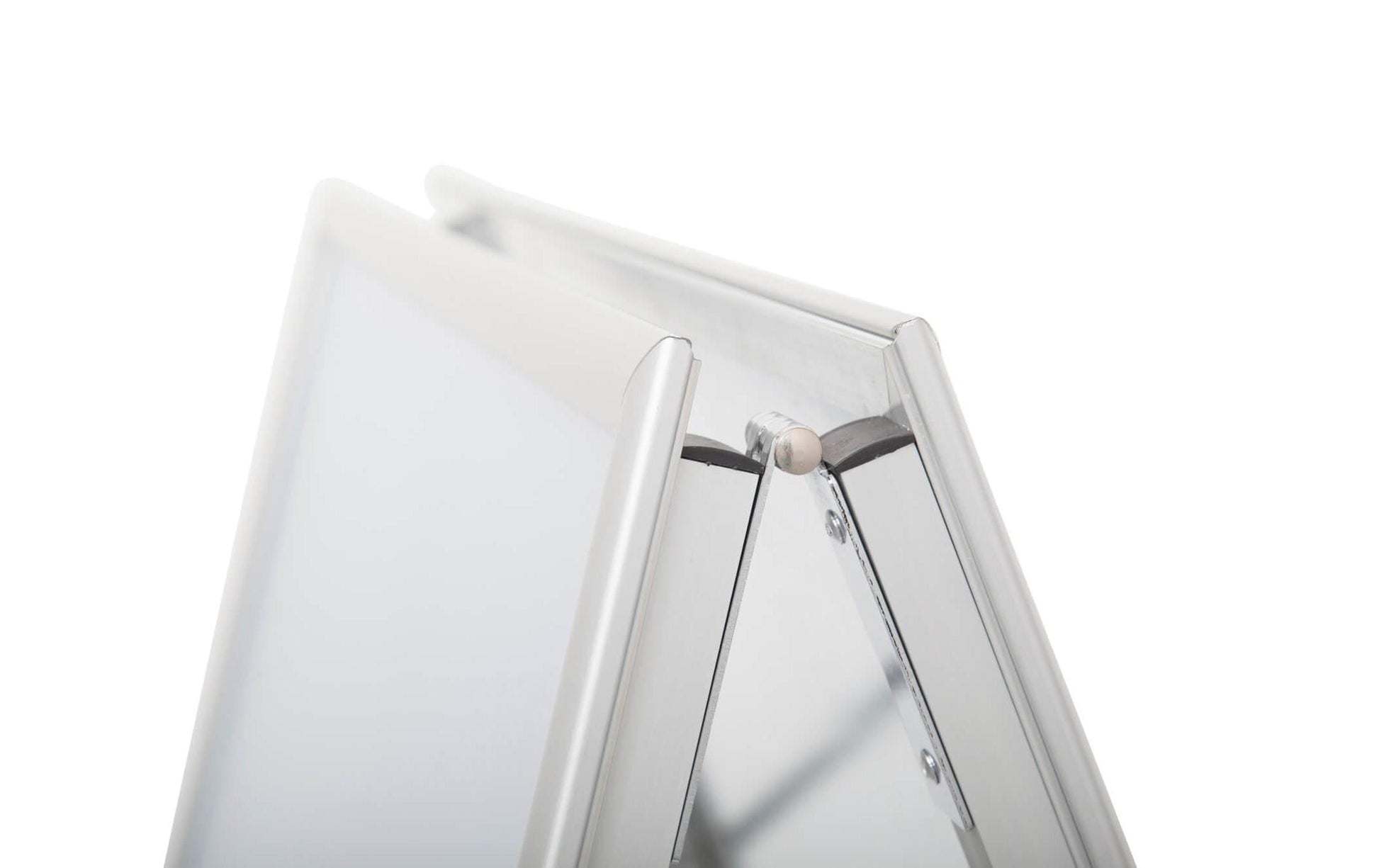 MAUL Plakatständer – für A0 hoch, silber, Metall/Kunststoff, 873×940×1403 mm