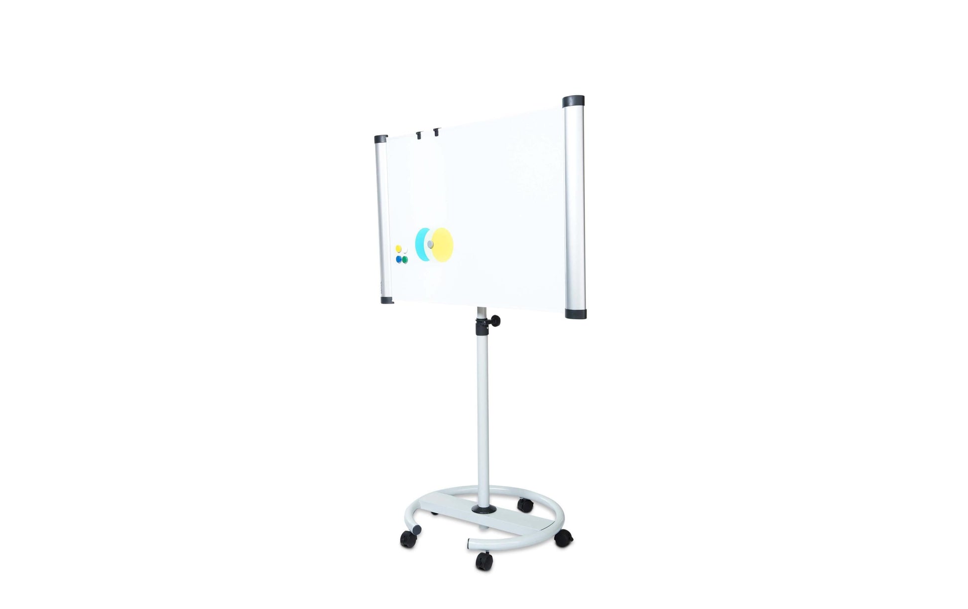 MAUL Flipchart solid flip2use – 66 × 97 cm, weiss, Metall
