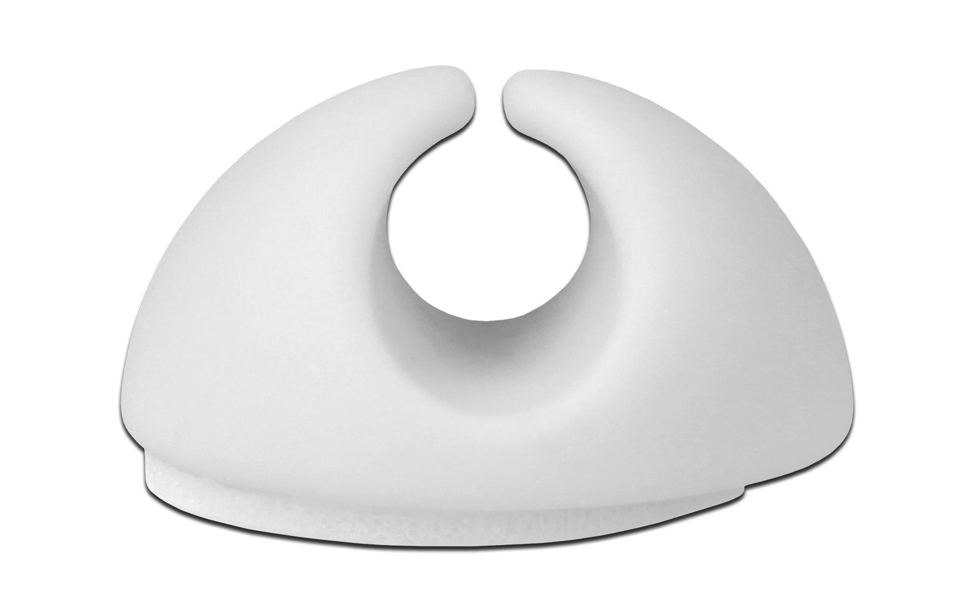 DeLOCK Kabelhalter – selbstklebend – TPR – weiss/grau – Ø bis 6,5 mm – 6 Stück