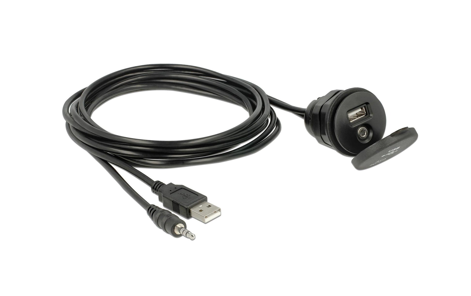 DeLOCK USB-A Verlängerungskabel (Stecker auf Buchse) – USB 2.0 (480 Mbit/s) – 2 m – Schwarz