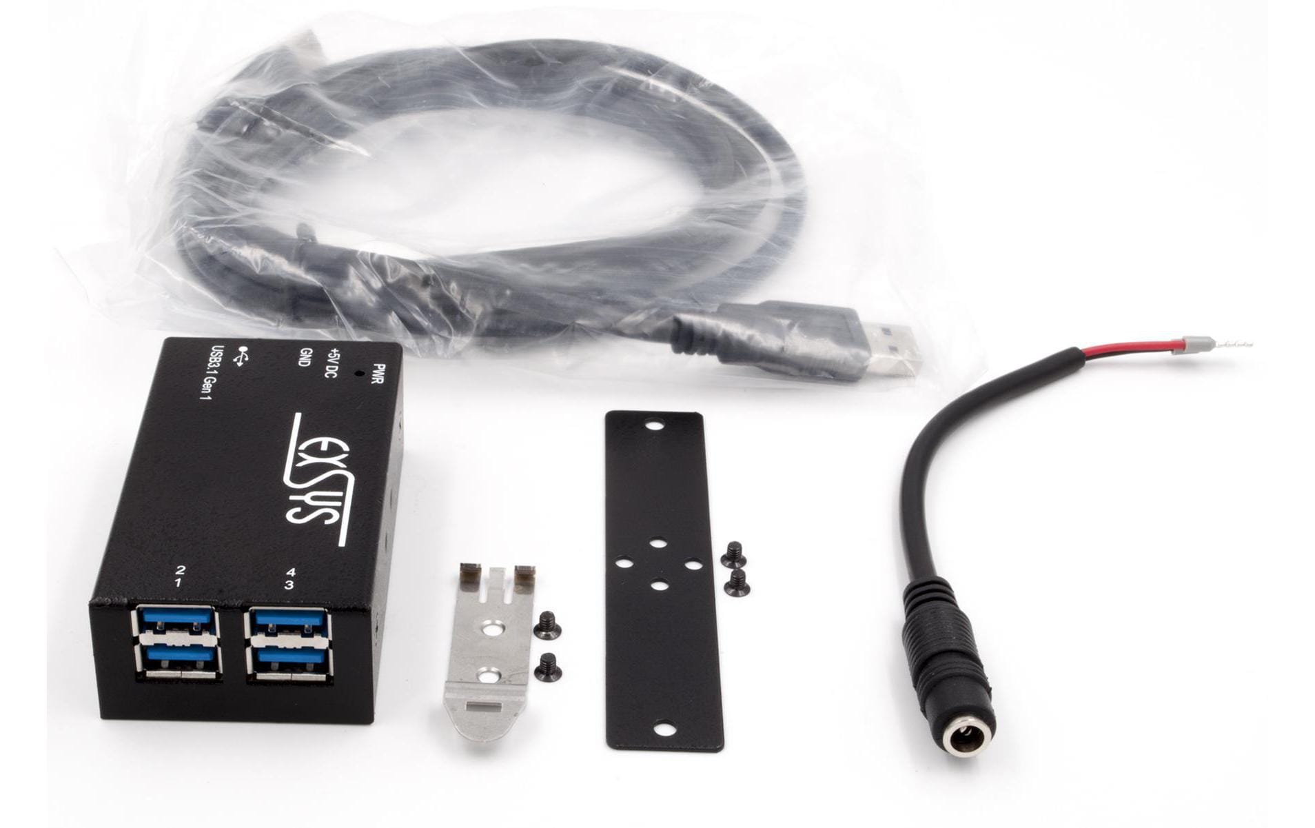 EXSYS EX-1180HMS USB-Hub – 4× USB-A, für Windows