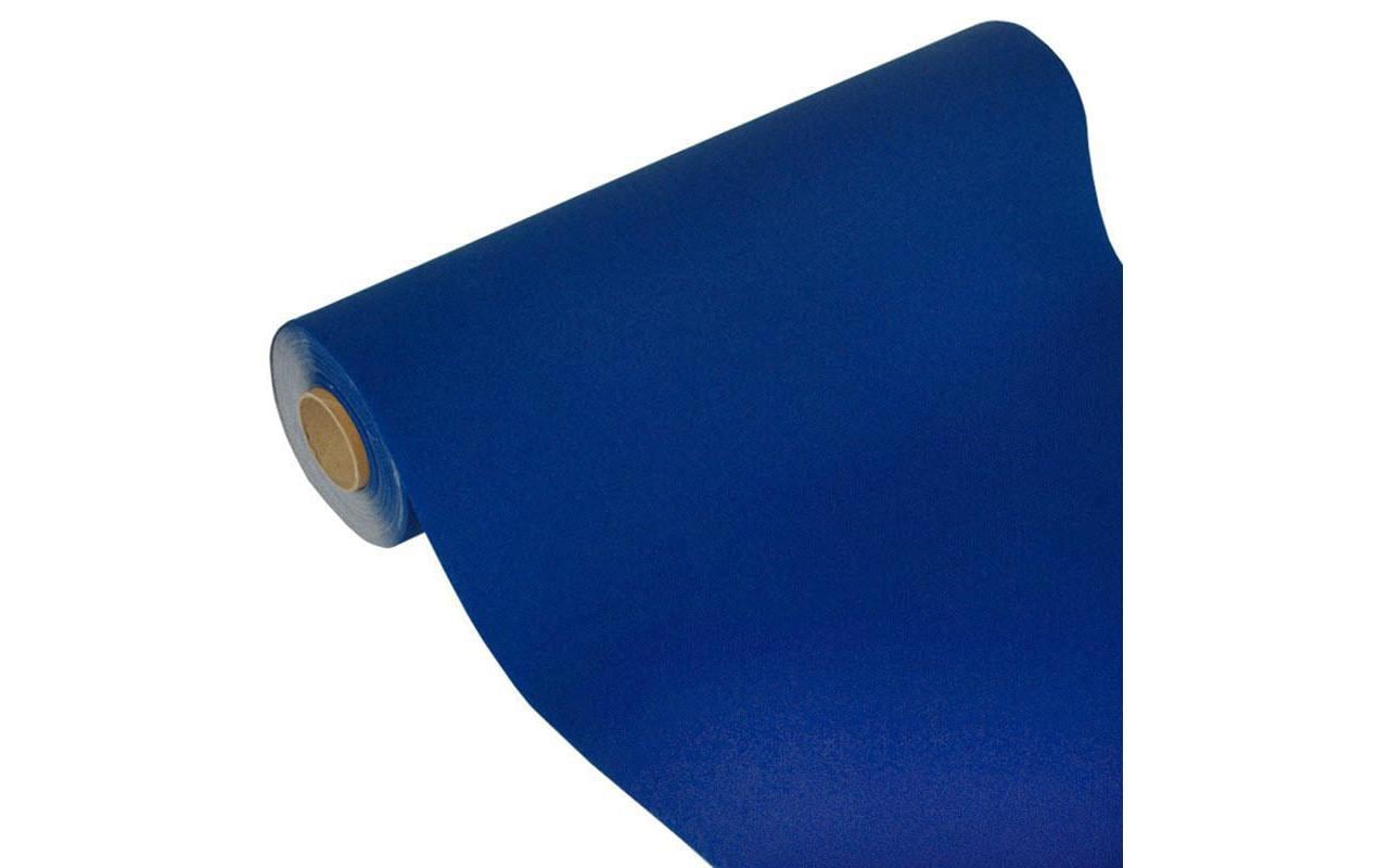 Papstar Tischläufer auf Rolle – 40 cm×24 m, Papier, Dunkelblau