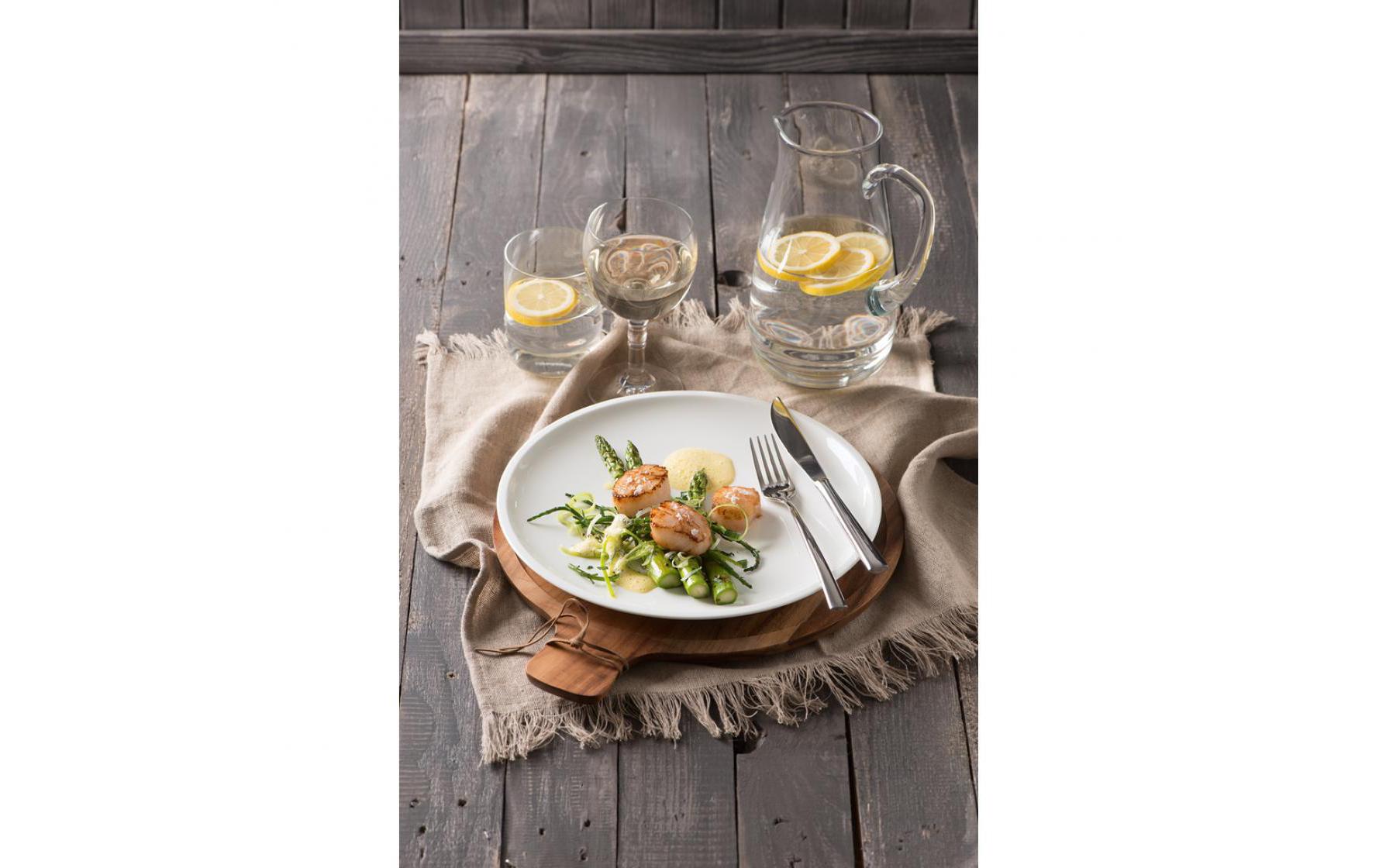 Villeroy & Boch Artesano Speiseteller – Porzellan, weiss, spülmaschinenfest, mikrowellenfest, 6 Stück