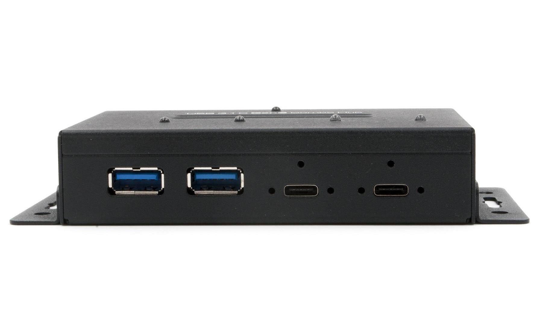 EXSYS EX-1240HMVS USB-Hub – USB-C, 2× USB-A, 3× USB-C, für Windows/Mac/Linux