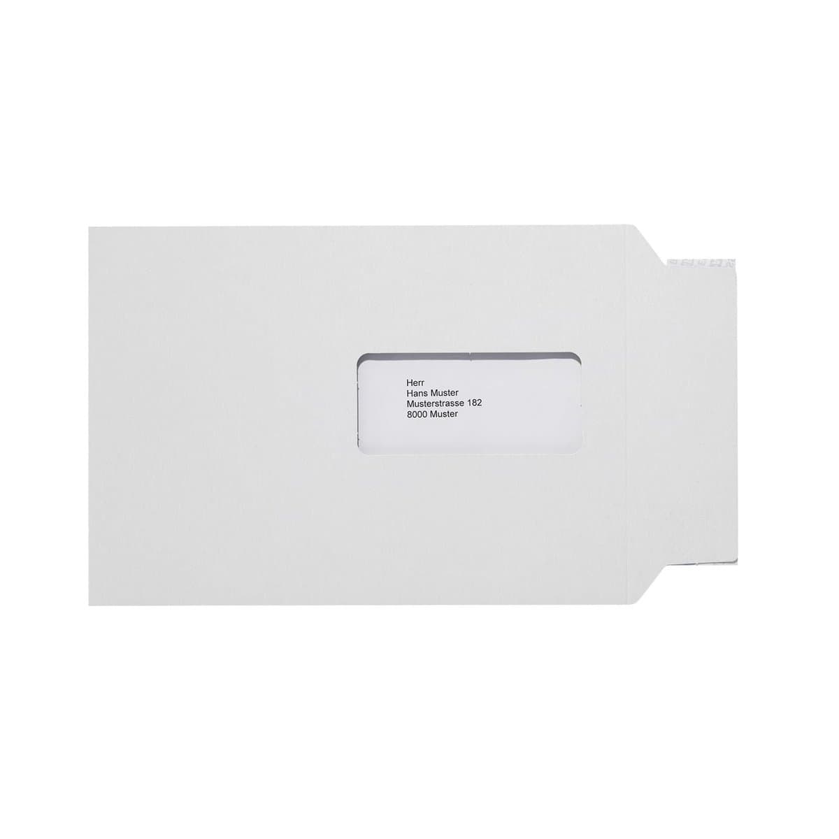 Brieger Couvert C5, mit Fenster, weiss, 350 g/m² – Brieger – 1 Stk.
