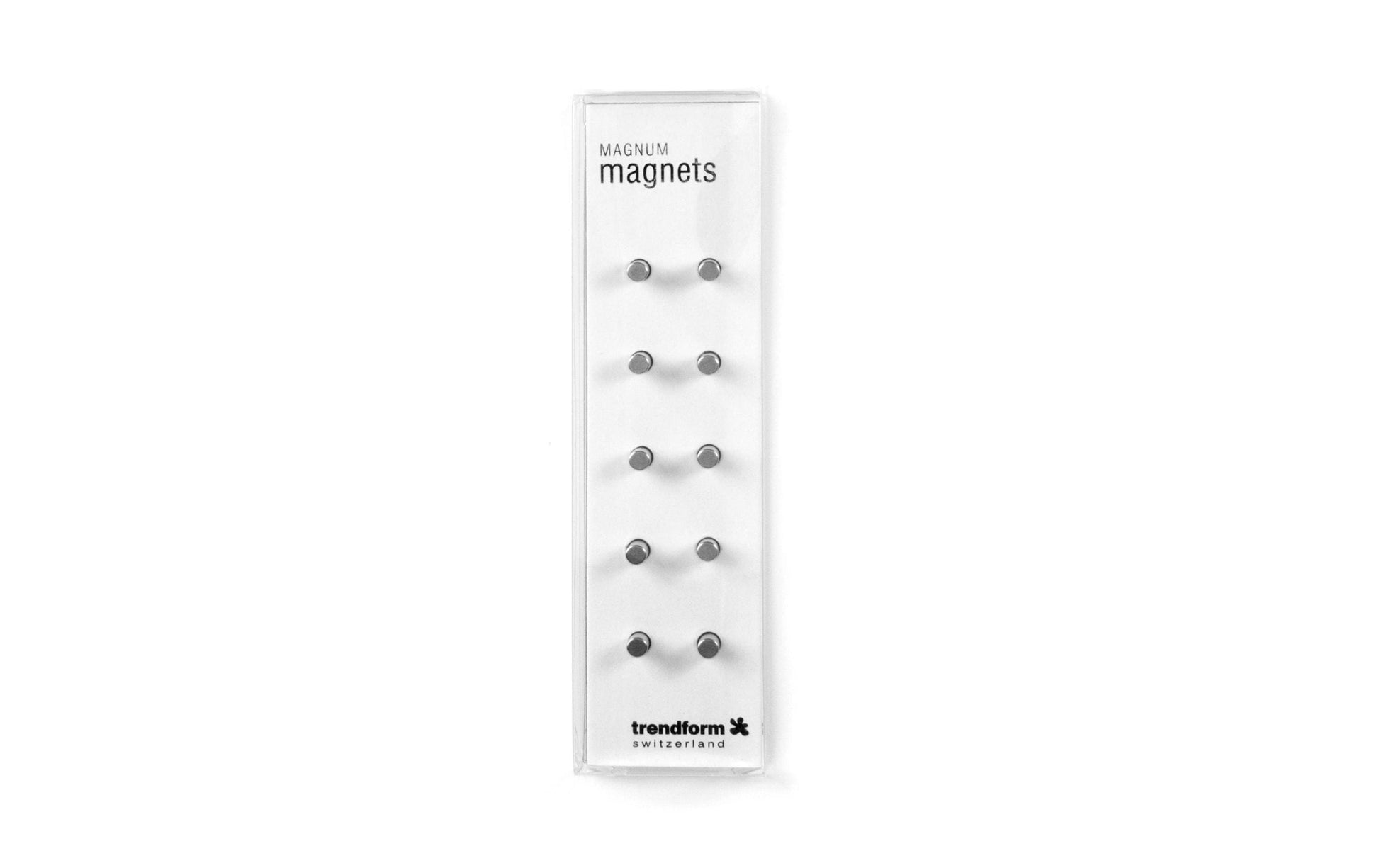 Trendform MAGNUM Magnete – Ø 4 mm – 10 Stück, silber