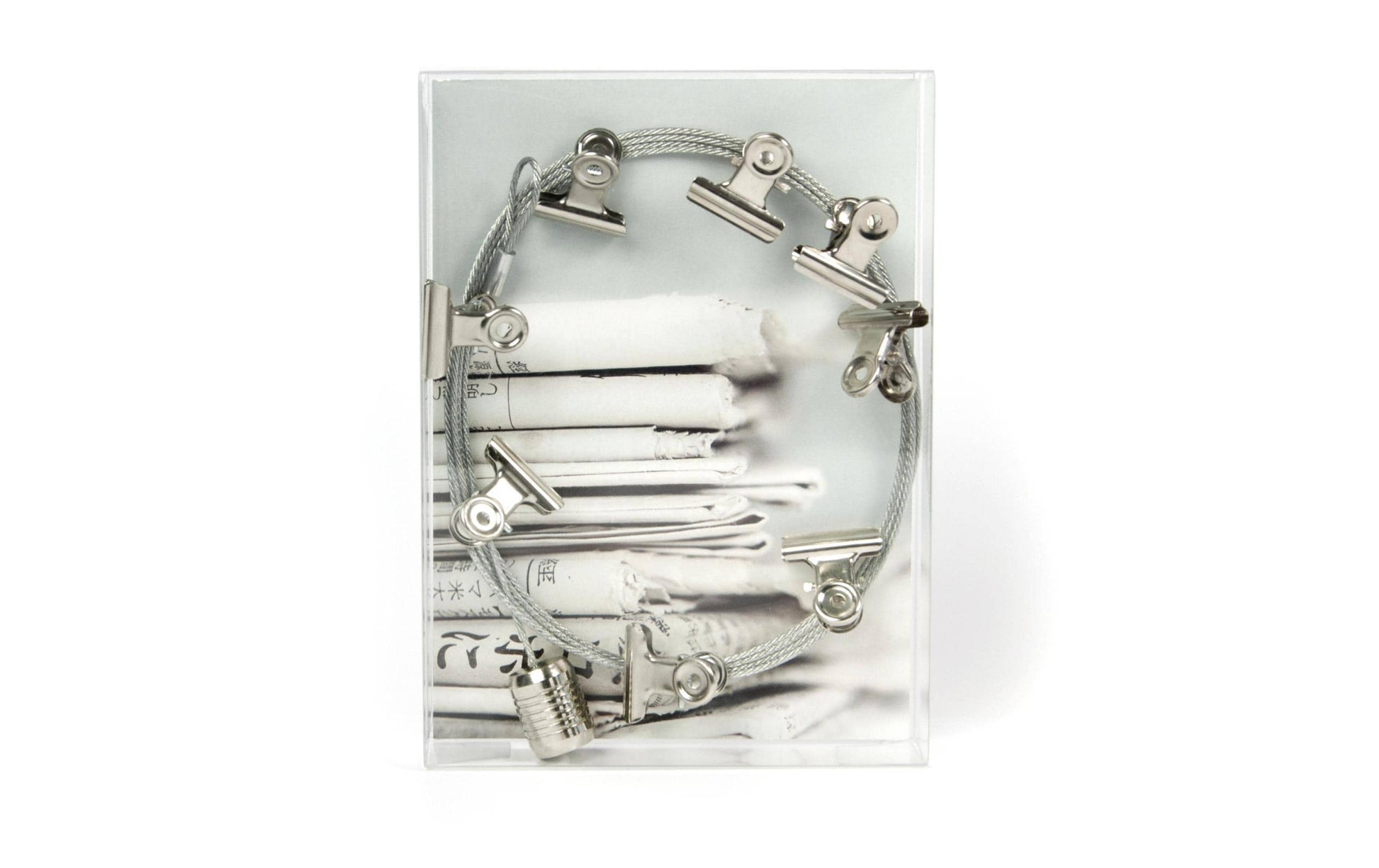 Trendform Fotoleine Clips – 1,5 m – 8 Magnete – Silber