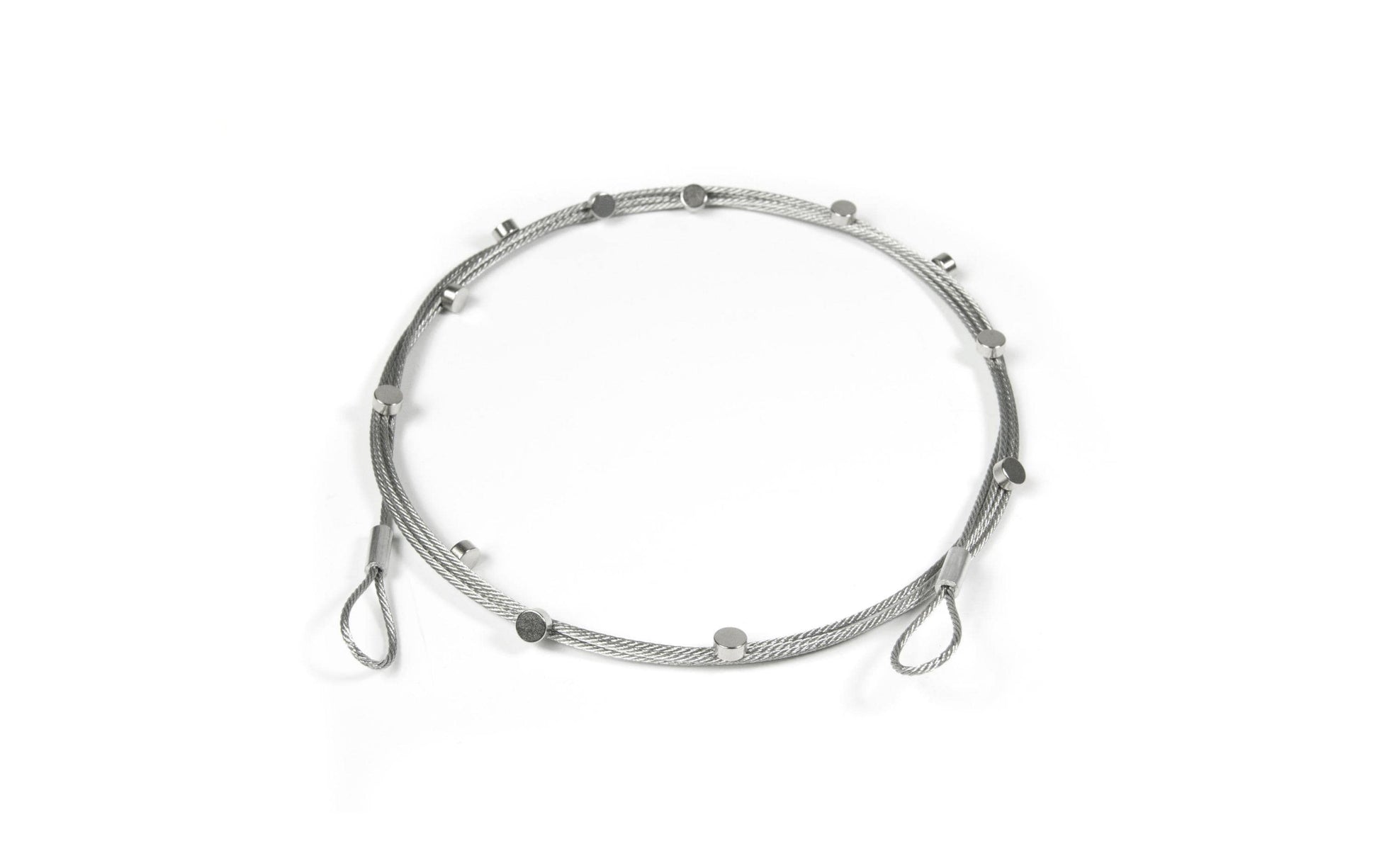 Trendform Fotoleine Steely Dan Vario – 2 m – 15 Magnete – Stahl, silber