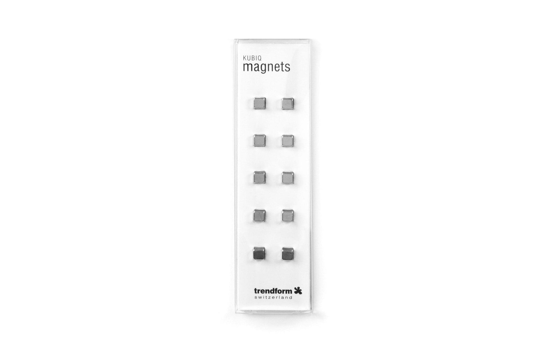 Trendform Magnetwürfel KUBIQ TF19B – 5 × 5 × 5 mm – 10 Stück, silber