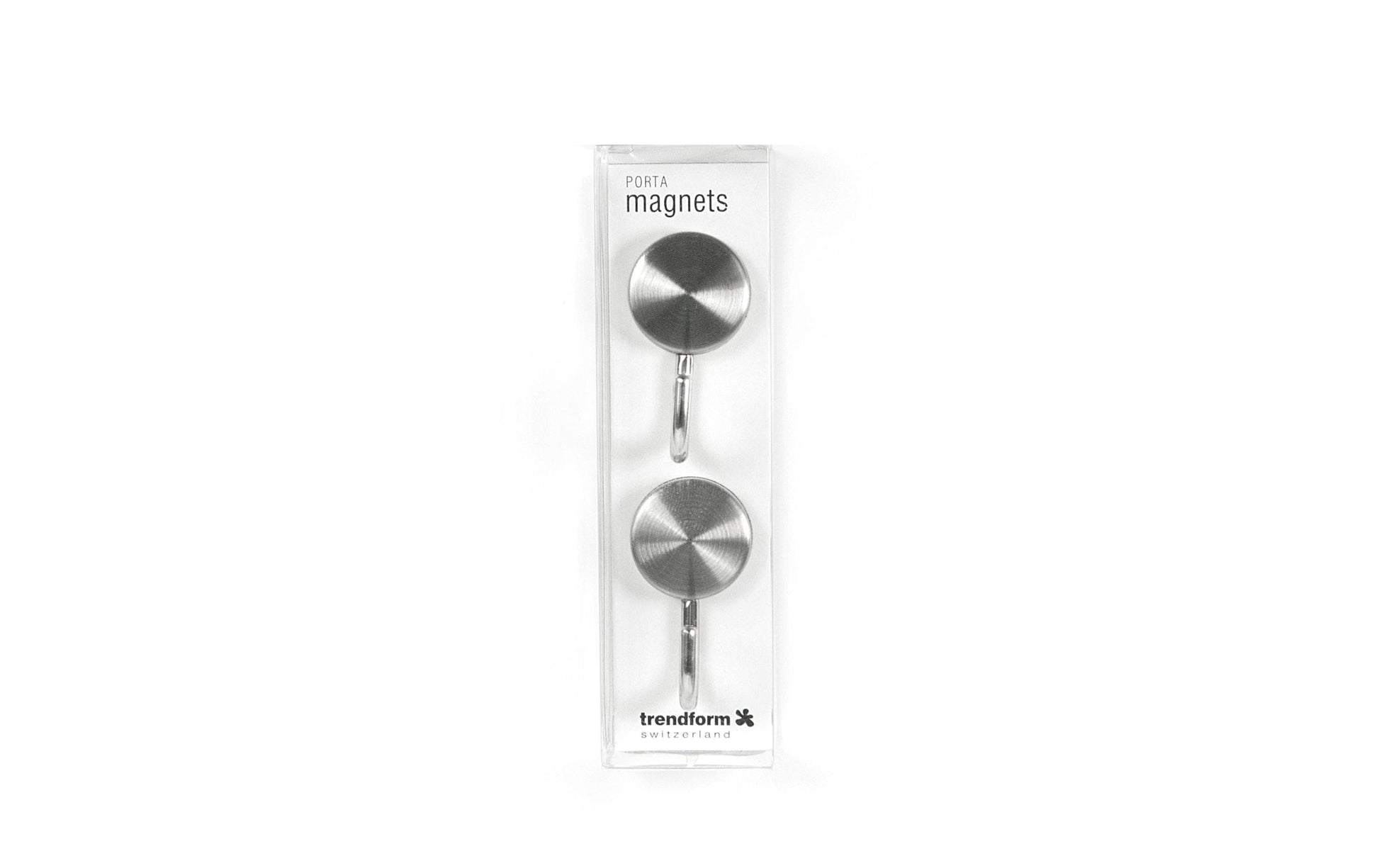 Trendform Magnethaken – Edelstahl, 50 × 25 × 22 mm, 2 Stück