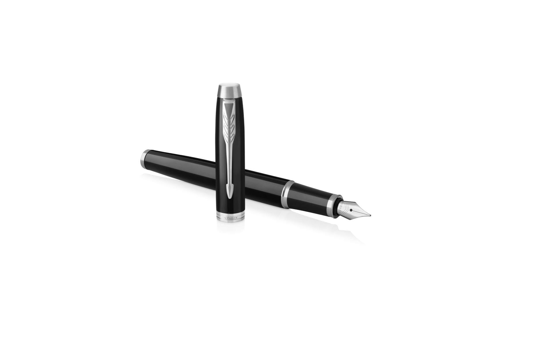 Parker IM – Federspitze M – für Rechts- & Linkshänder – schwarz, blau – Patronen