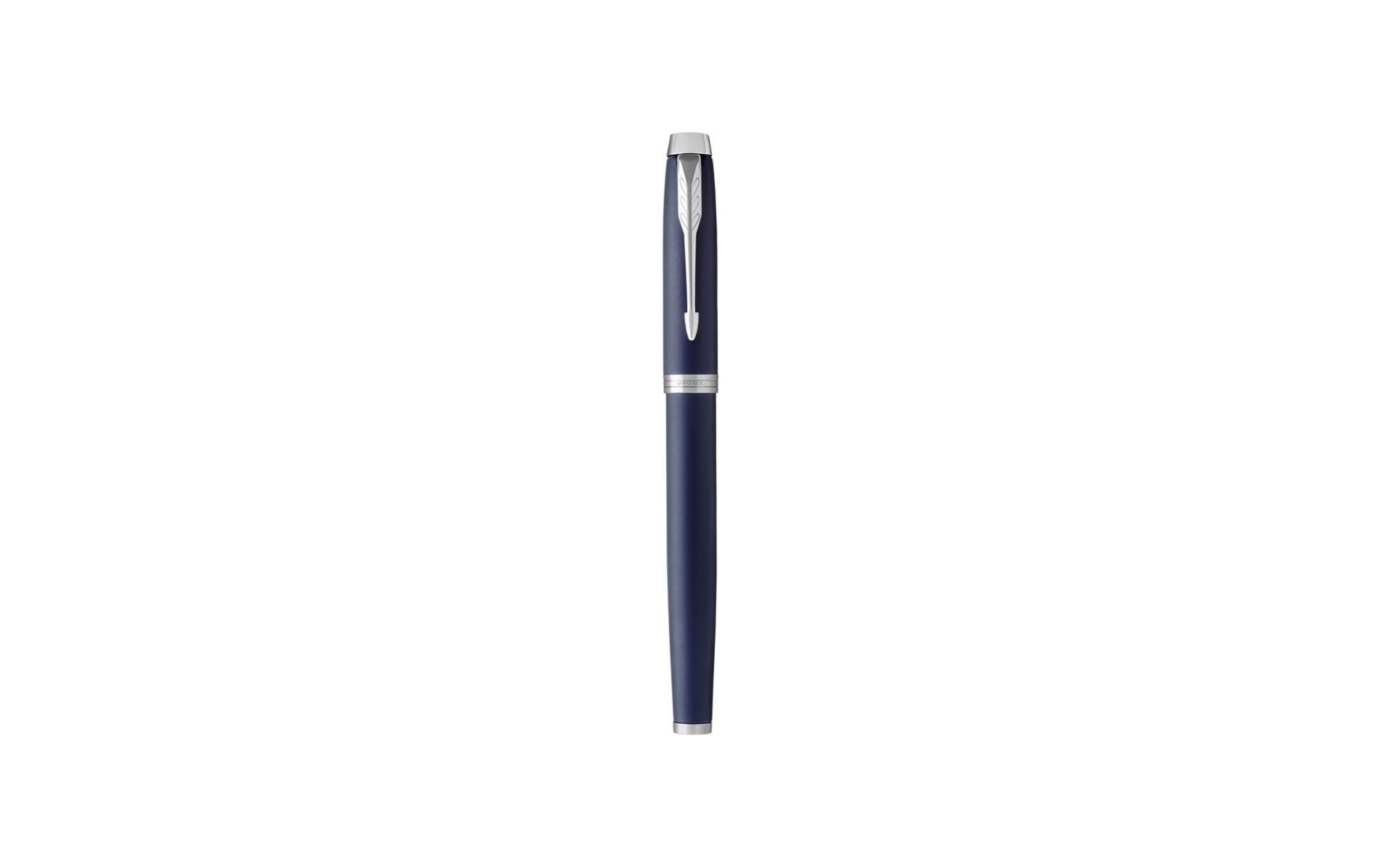Parker IM Mattblau – Tintenroller, Schwarz, 1er Geschenkbox