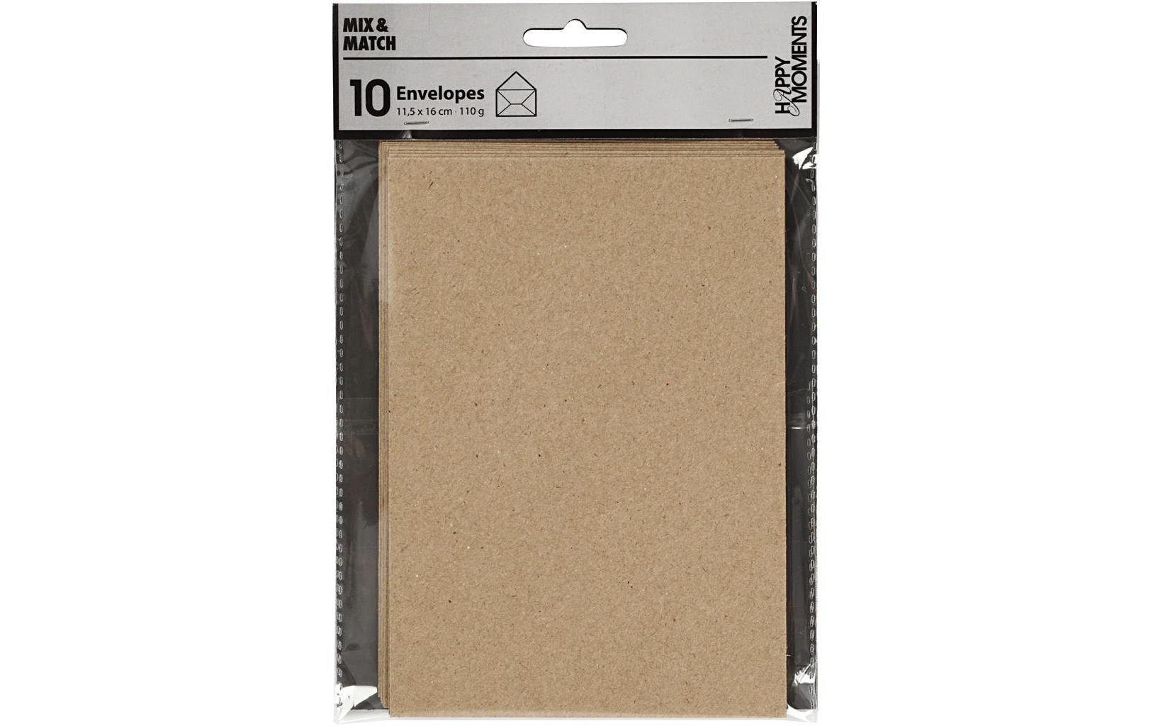 Creativ Company Couvert C6, ohne Fenster, beige, 110 g/m² – 10 Stk.