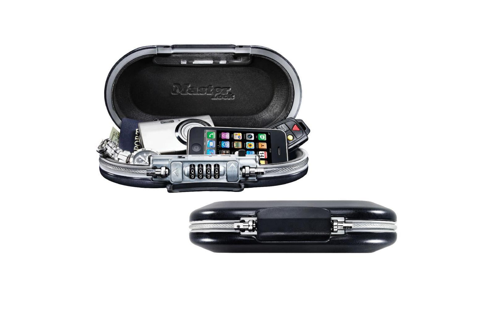 Master Lock Tresor – Elektronikschloss – 0,7 l – tragbar – Schwarz