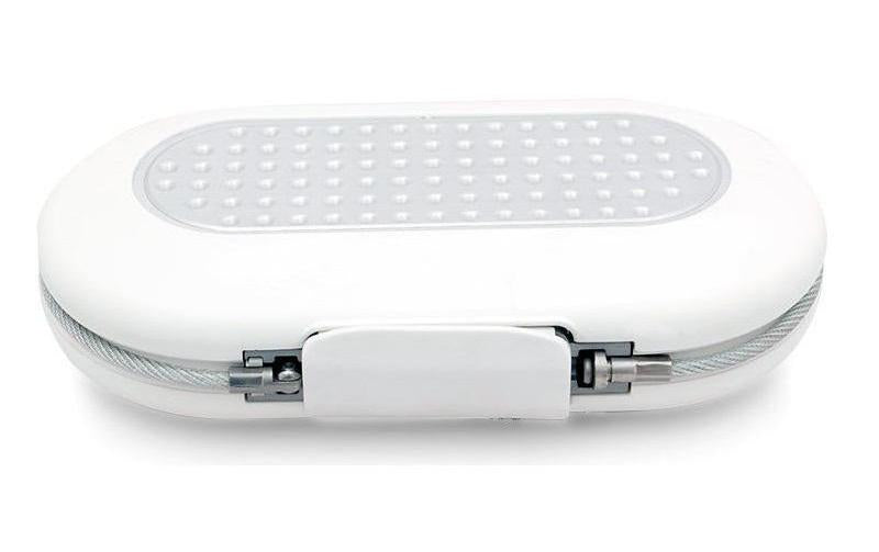 Master Lock Tresor – Elektronikschloss – 0,7 l – schlagfest – tragbar – Weiss