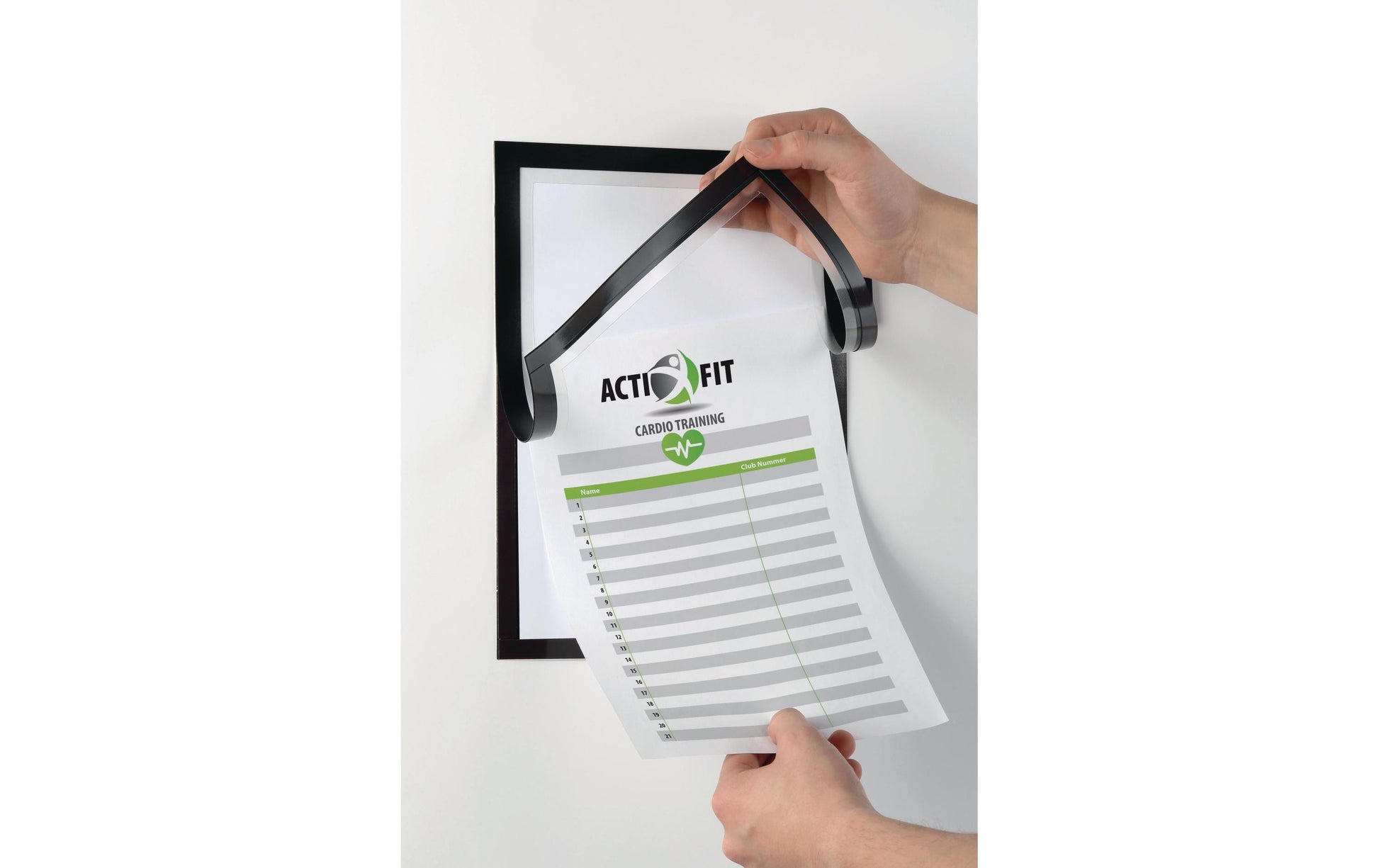 Durable DURAFRAME Note Magnetrahmen – A4 – Schwarz
