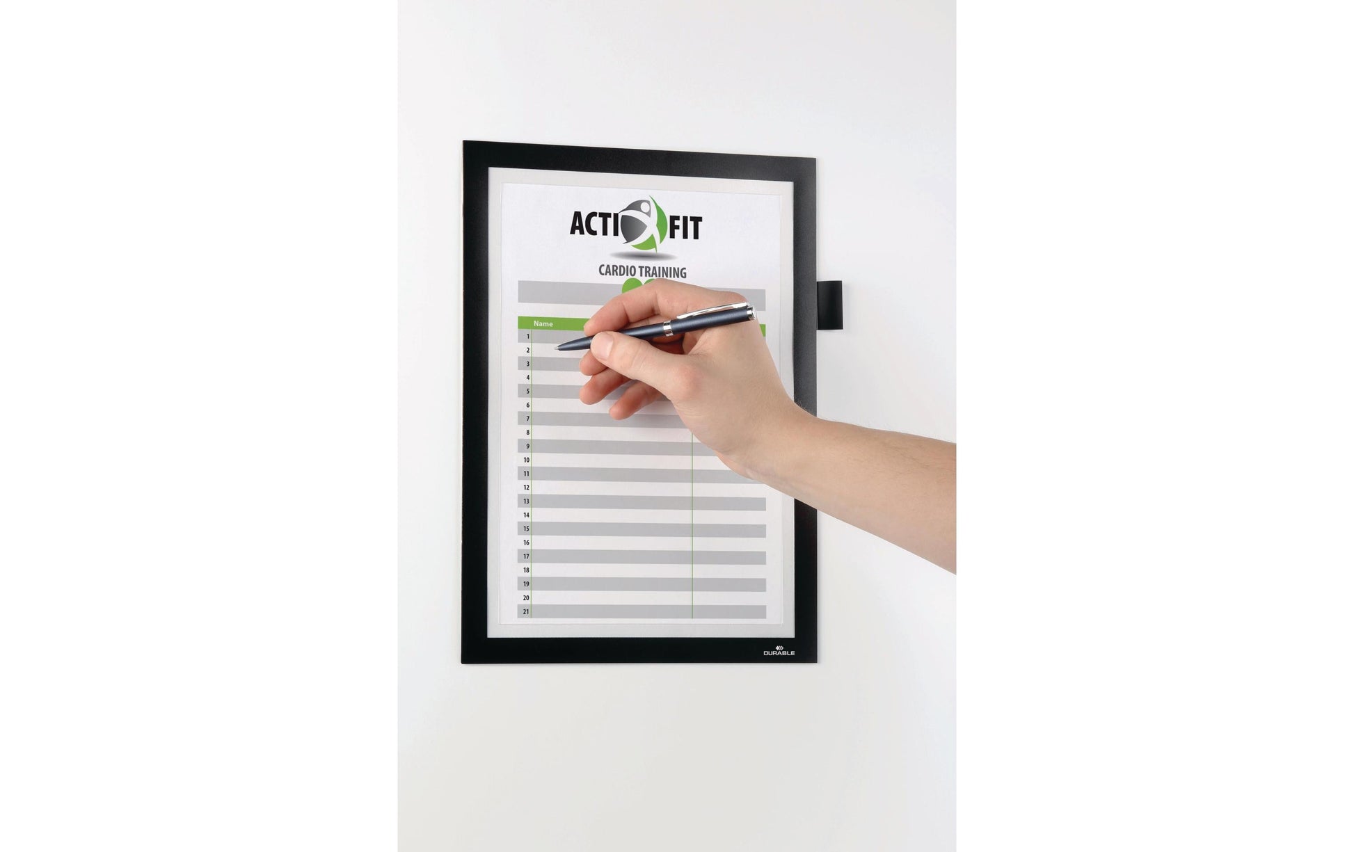 Durable DURAFRAME Note Magnetrahmen – A4 – Schwarz