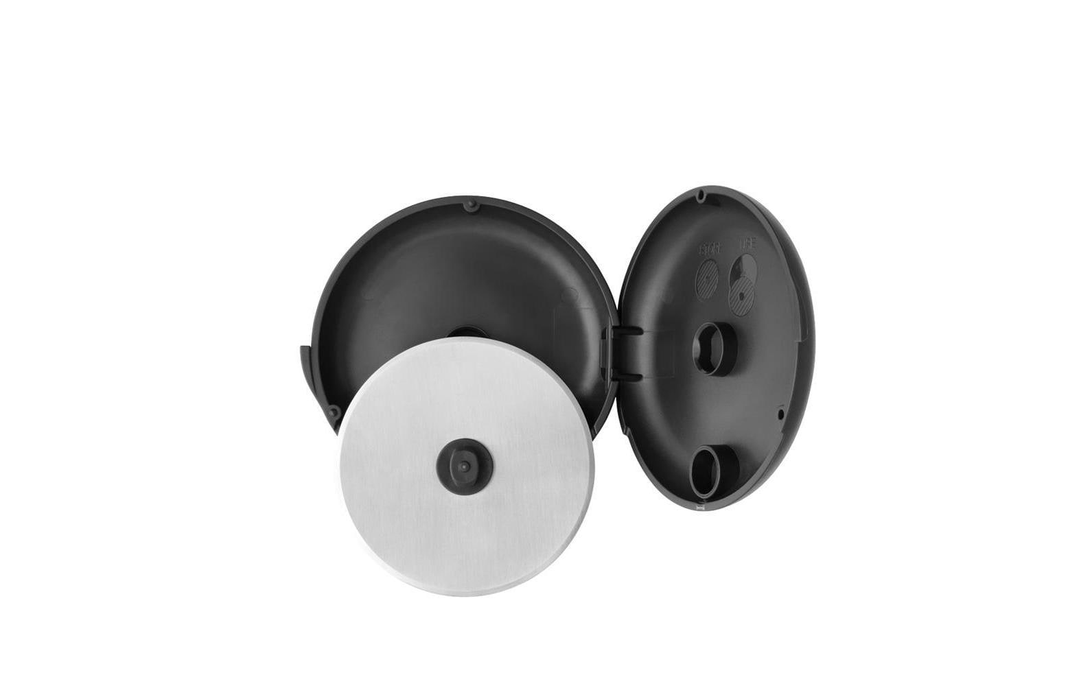 Brabantia Pizzaschneider Ø 11 × 2,8 cm, Edelstahl/Nylon, mit Klingenschutz, Anthrazit
