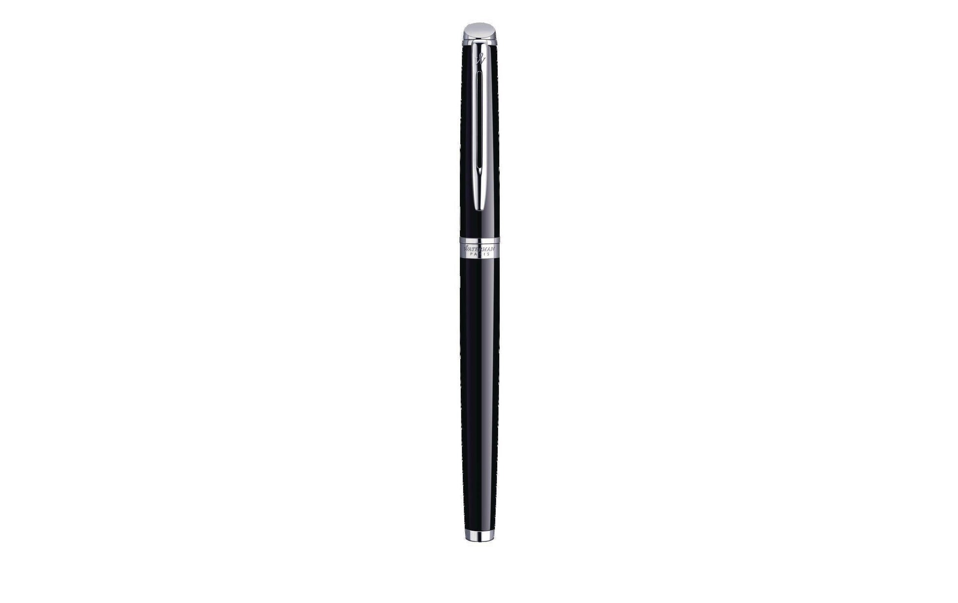 Waterman Hémisphère – Tintenroller mit Kappe, schwarz